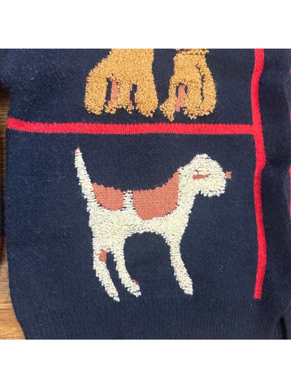 Anthropologie Maeve Dogs Tie-Front Cardigan Sweater - Picture 6 of 10